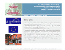 Tablet Screenshot of pedagoguskepzesek.sarkanysuli.hu